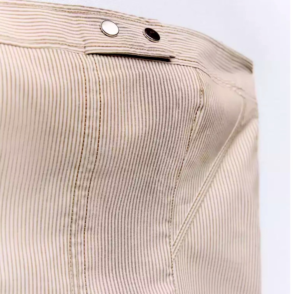 New ZARA Stripe Bandeau Top - Picture 3 of 9